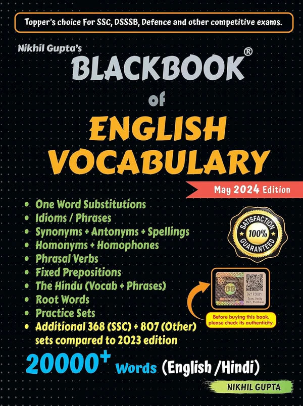 BlackBook of English Vocabulary May 2024 by Nikhil Gupta
