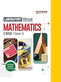 Arihant Mathematics Laboratory Manual for CBSE Class X on a white background