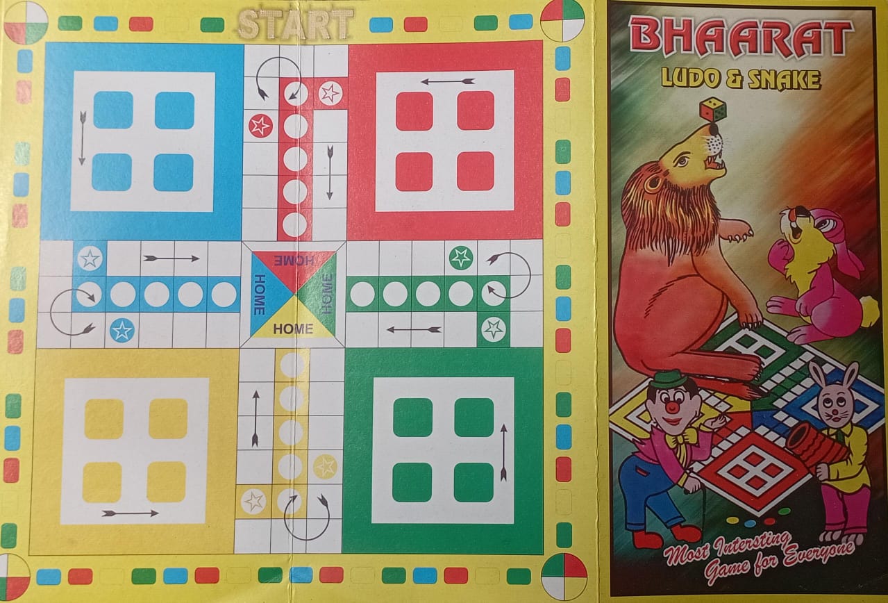 Buy BHAARAT Ludo-Snake Game by Sri Janta Book Sytal. A fun traditional and