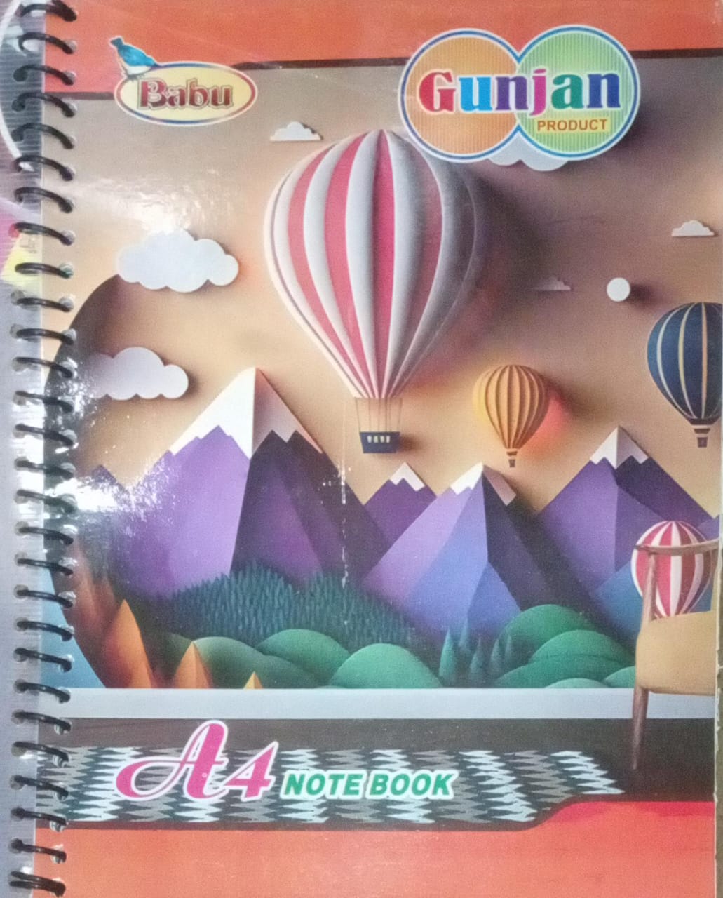 Babu Gunjan Notebook with Index Pages 250 Ruled Sri Janta Book Sytal Hindi Paperback