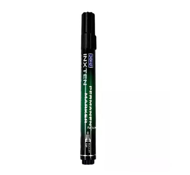Doms INXTEN Permanent Marker Green Pack Of 10 Pieces