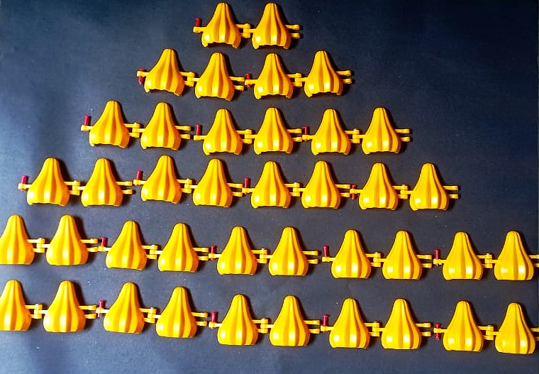 Ganpati Plastic Modak Maker Mould Sancha Modak Sacha for Laddu Ladoo for Diwali or Ganesh Chaturthi and Chocolate Folding Mold Multi Festival