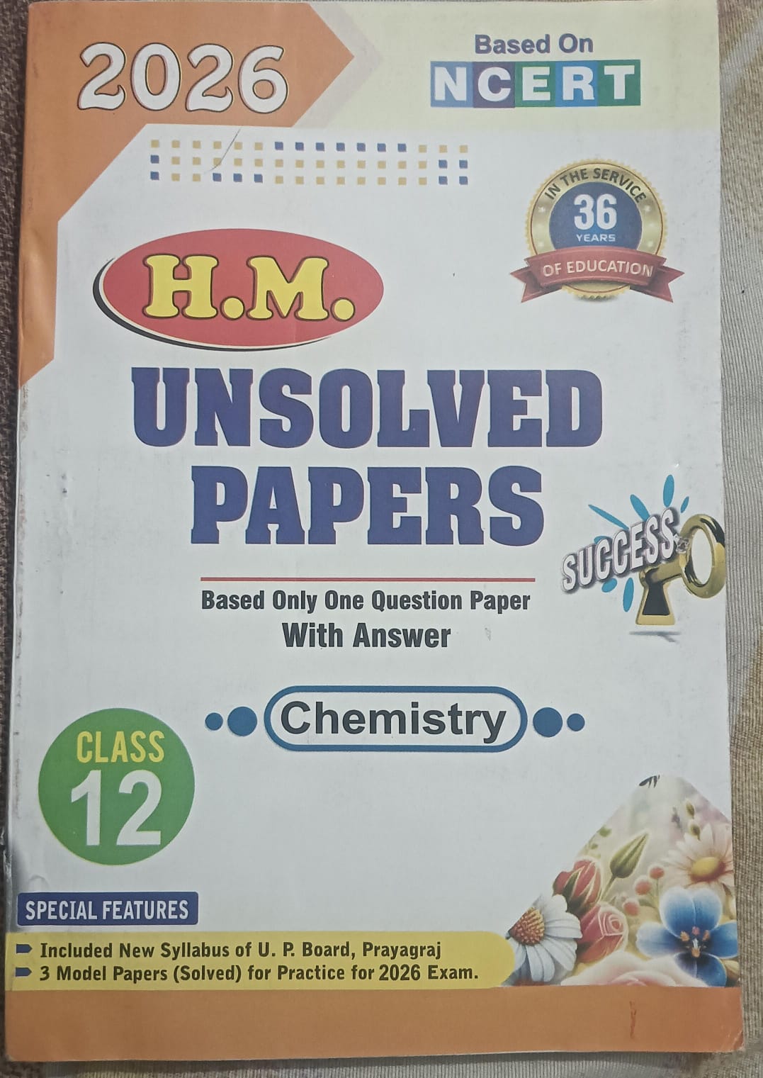 H.M UNSOLVED PAPERS CLASS 12 Chemistry Based On NCERT 2026 Examination