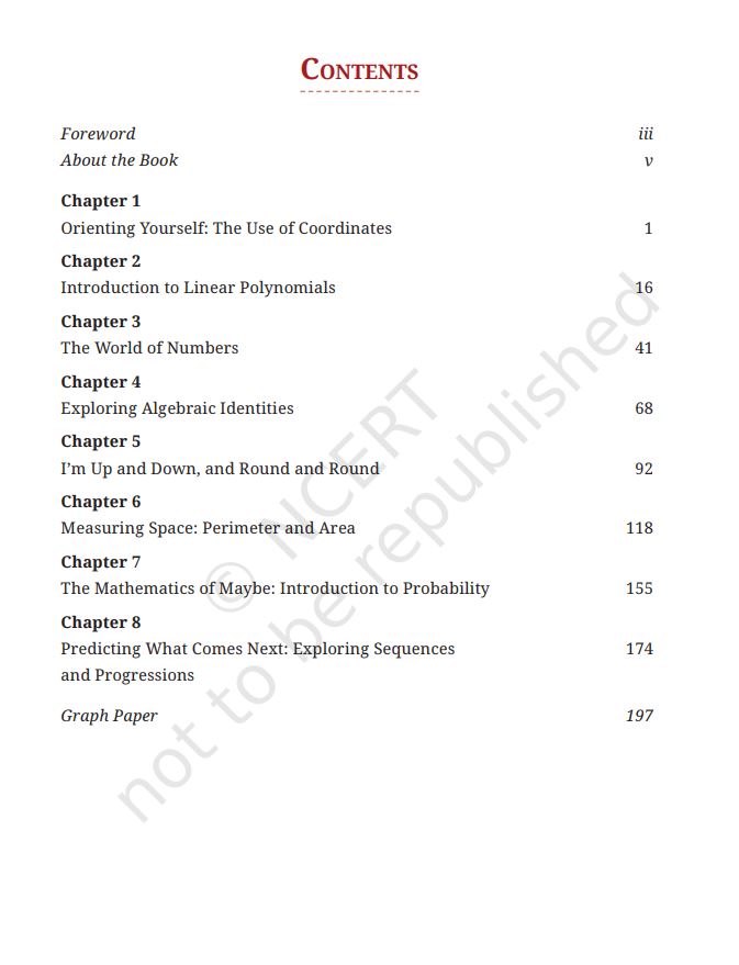 NCERT Ganita Manjari Class 9 Textbook Of Mathematics For Grade 9 Part 1 Latest Edition 2025-26 Based On New Pattern