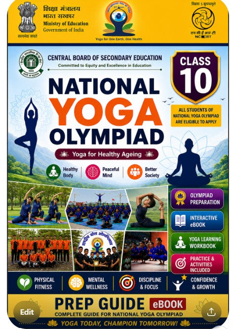 National Yoga Olympiad Preparation Guide E-Book Class 10