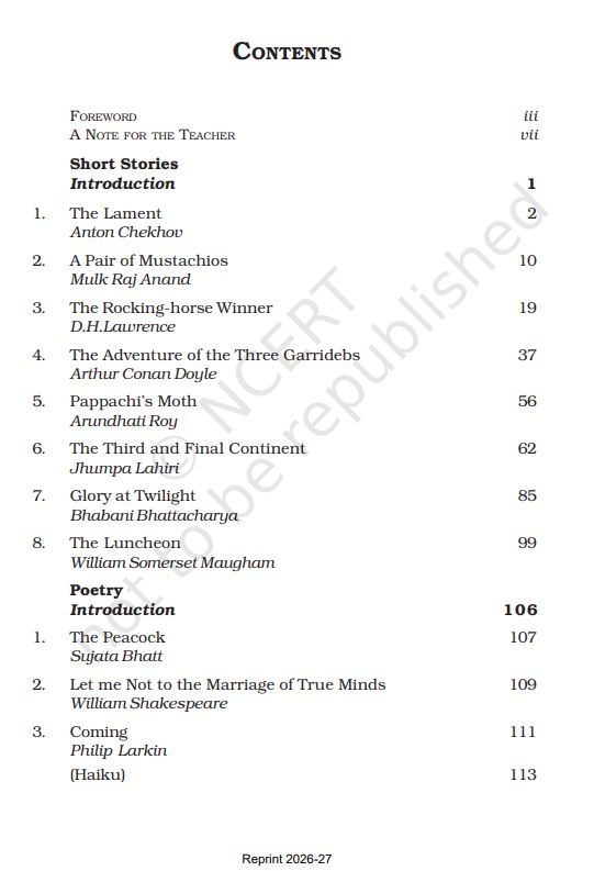 NCERT Woven Words Class 11 Textbook For English Grade XI Latest Edition Based On CBSE Pattern