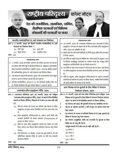 Current Quiz Monthly Objective Question Bank