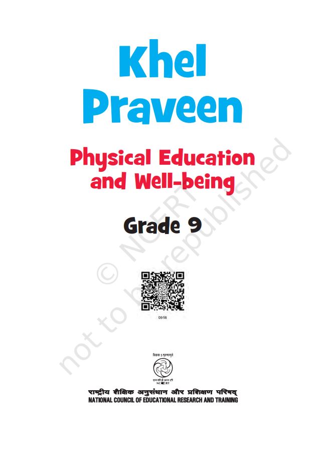 NCERT Khel Praveen Class 9 Physical Education And Well Being Textbook For English Latest Edition 2026-27 Based On New Pattern