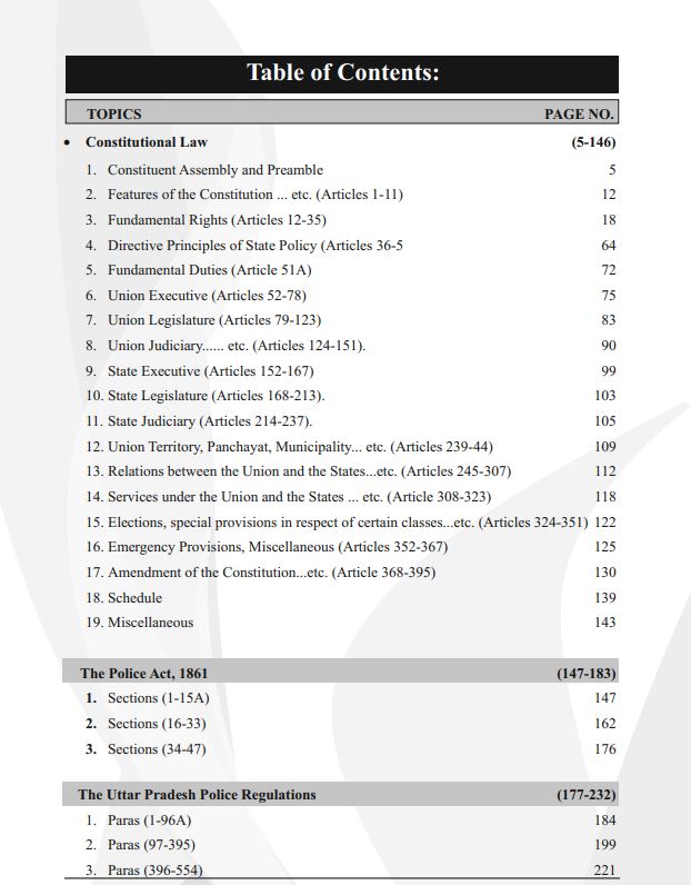 Ghatna Chakra APO Prelims Special 2026 Exam Special Objective Trend in Law Papers