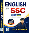 English For SSC 2026 Edition Error Free Solutions 232 Sets PYQs By Ajay Kumar Singh