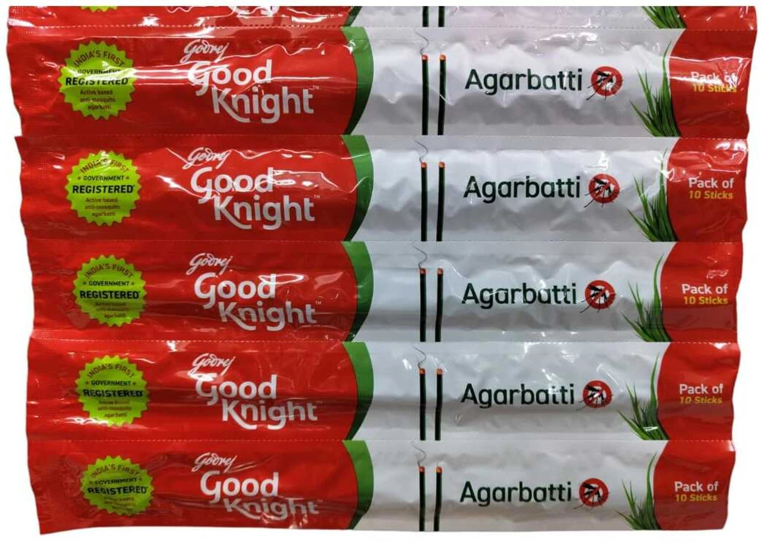 Godrej Good Night Agarbatti Jasmine Fragrance Pack Of 12 Pouches Active Based Anti Mosquito Agarbatti