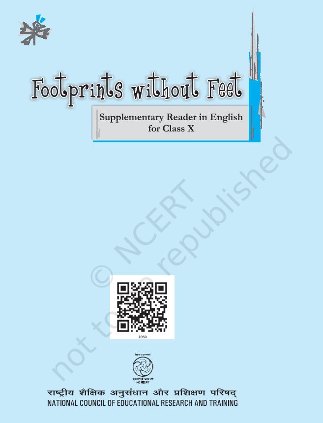 NCERT Footprints Without Feet Class 10 Textbook For Supplementary Reader English Medium Code 1060