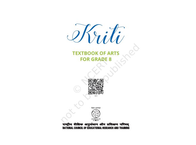 NCERT Kriti Class 8 Textbook Of Arts For Grade 8 English Medium Latest Edition 2026-27 Code 0879