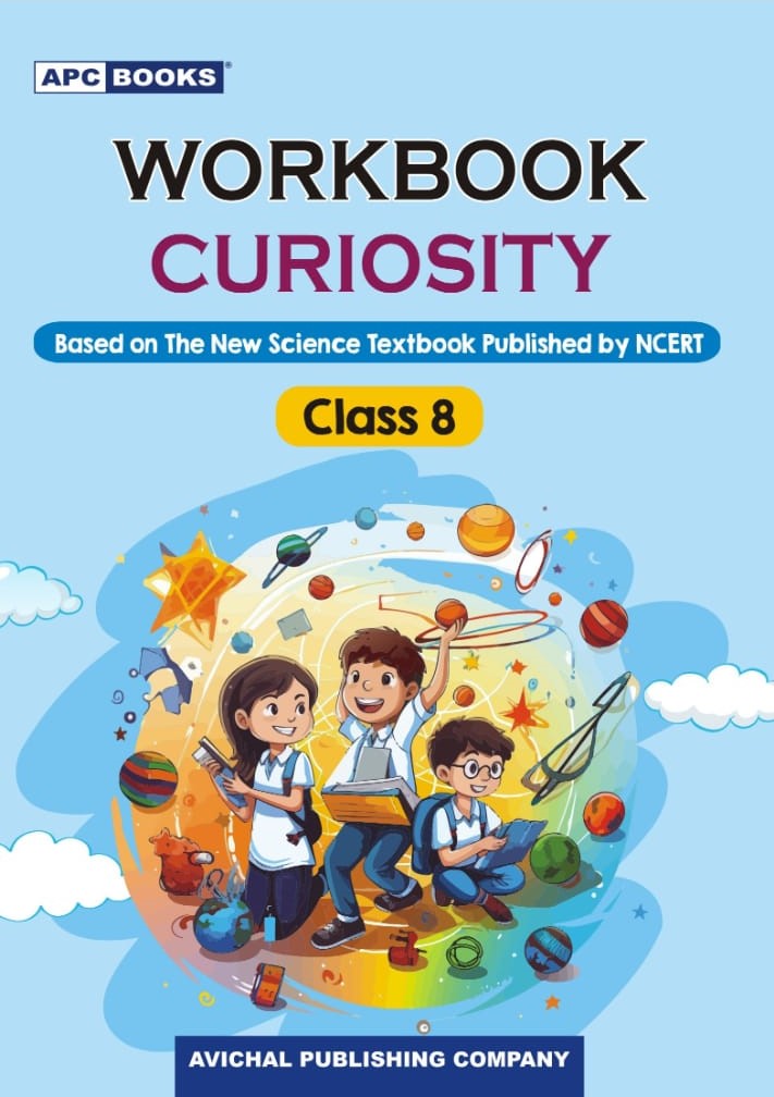 📘 APC Workbook Curiosity + NCERT Curiosity Class 8 Science Combo | English Medium