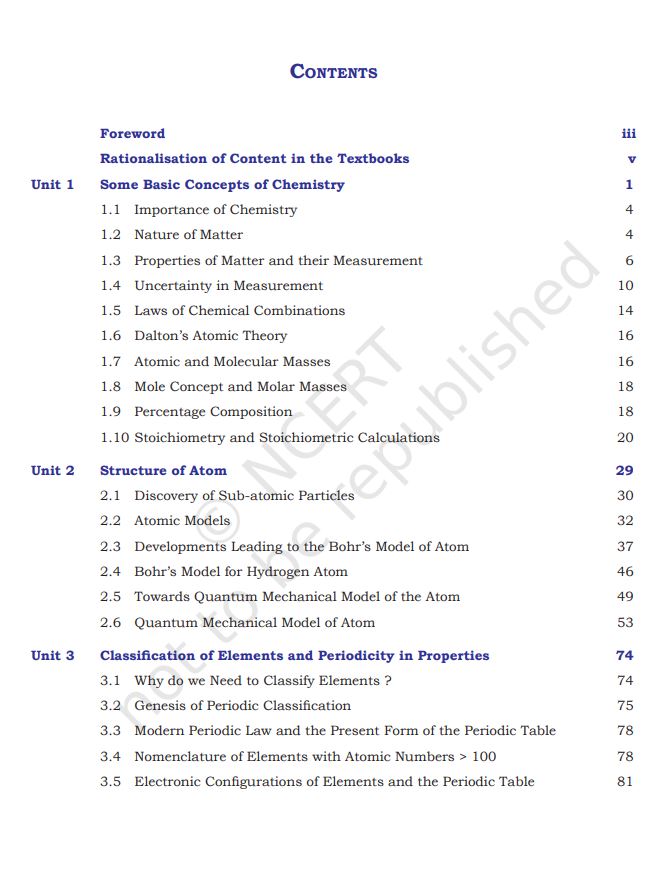 NCERT Chemistry Class 11 Part 1 Textbook For English Medium Latest Edition 2026-27 Code 11082