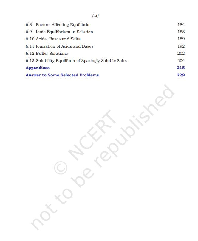 NCERT Chemistry Class 11 Part 1 Textbook For English Medium