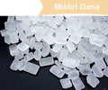 Ladoo Gopal Bhog Mishri Pack of 250 Gram Mishri Dana, Krishna Bhog Prasad/ Misri Bhog, White Candy - White Mishri - Cutting Mishri -Rock Sugar Crystals for Sweets Pooja, Puja Prasad  Ayurvedic Sugar