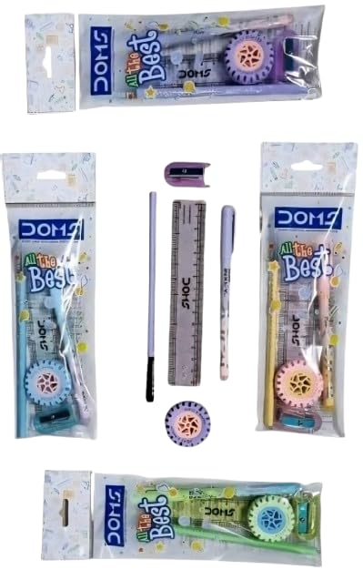 Doms All The Best Stationery Kit Includes 1 Each Inxify Plus Ballpen