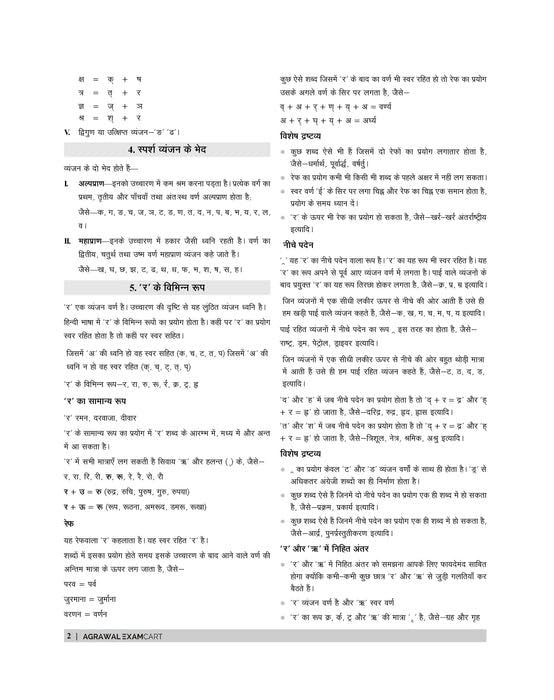 Examcart UP Lekhpal Main Exam Hindi Book 2026 study material page with chapterwise questions and theory