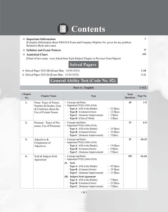 Examcart Conquer NDA NA General Ability Test GAT Study Guide Book 2026 NCERT Based Complete Theory