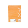 DOMS Brown Cover Notebook Medium Square 12mm 57GSM 176 Pages 18 x 24 cm For School College and Office Use