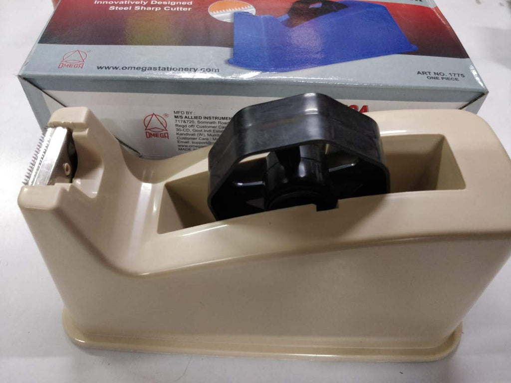 Omega Cello Tape Dispenser Inovatively Designed Steel Sarp Cutter