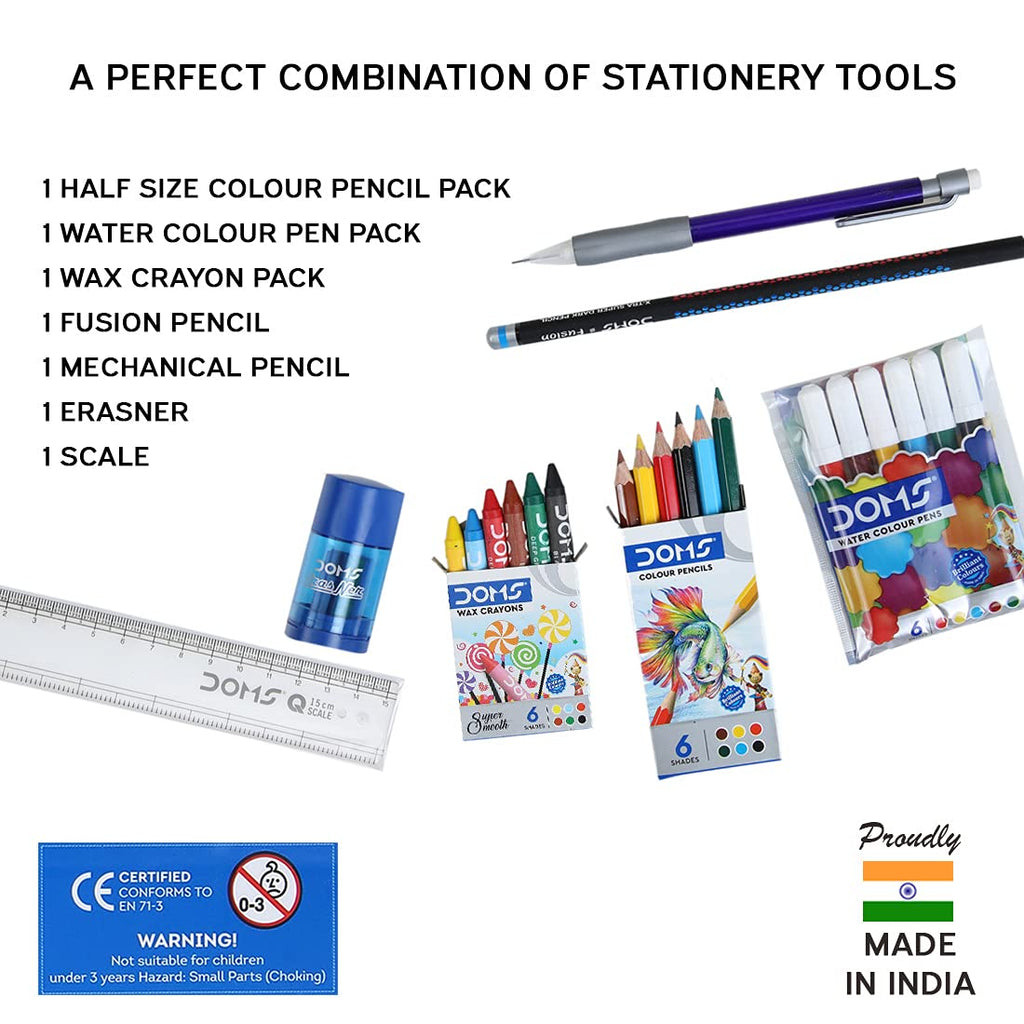 Doms Wow Craft Kit Perfect Value Pack Kit for Creative Minds Gifting Range for Kids Stationery Items