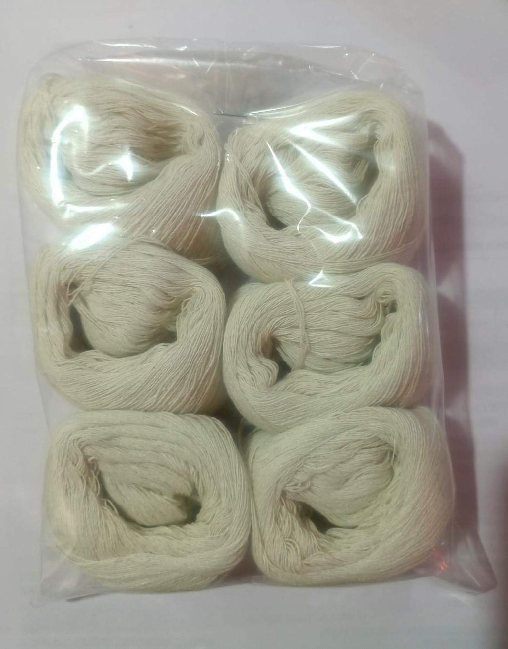 Krishna Sudh Puja Dhaga White moli Kalawa Pack of 12 pc