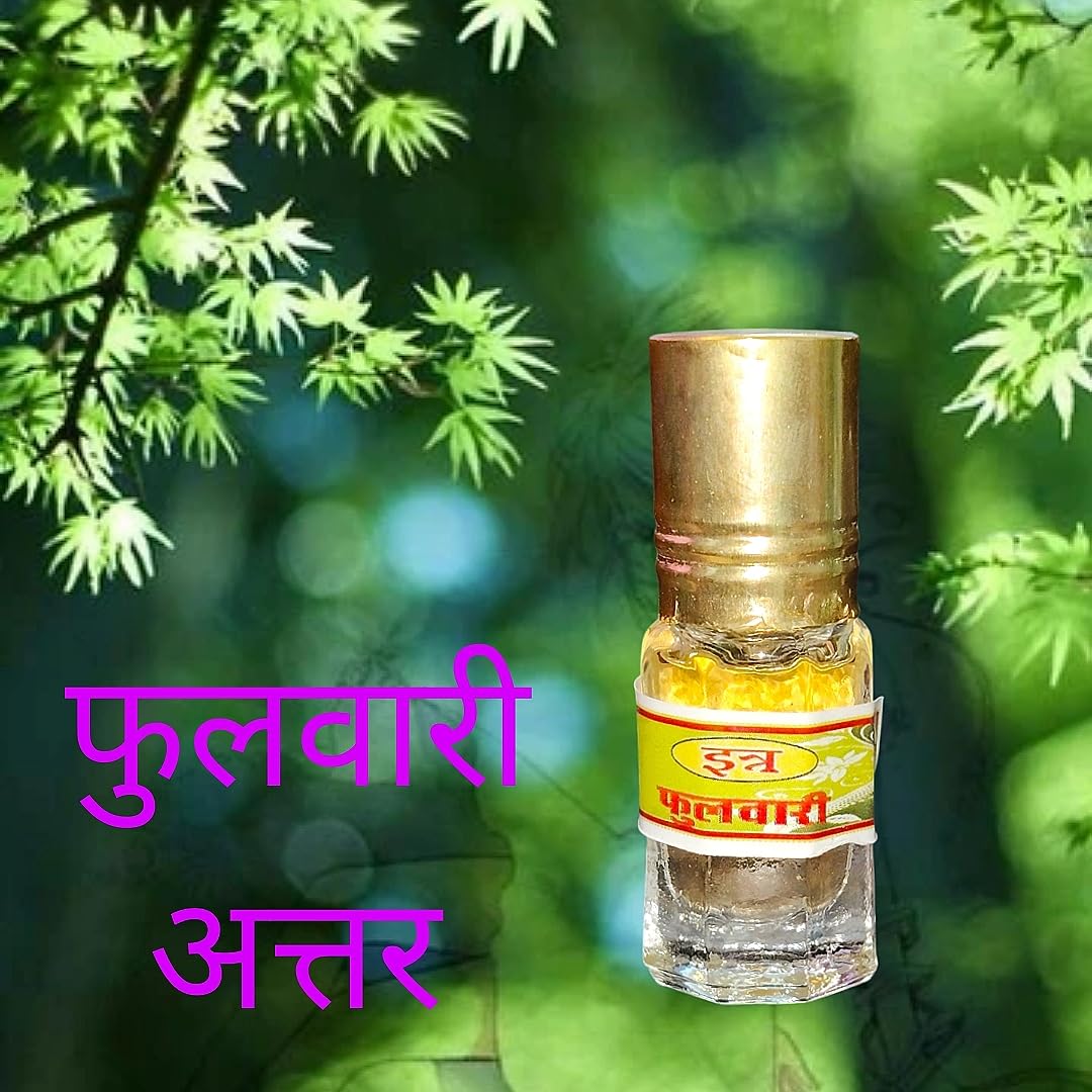 Natural Premium Attar Gift Pack Non Alcoholic Itra Set for Home Mandir Office All Dress Fragrances 6 ML Each