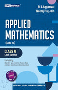 APC Applied Mathematics Class 11th CBSE Syllabus Latest Edition English Medium By M L Agrawal With Free Khatu Shyam Sticker