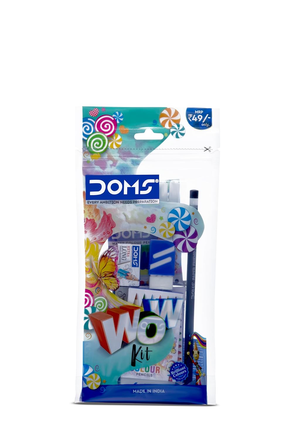 Doms Wow Craft Kit Perfect Value Pack Kit for Creative Minds Gifting Range for Kids Stationery Items