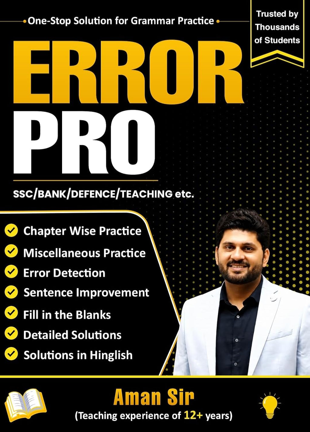 Error Pro by Aman sir Grammar Practice Book Useful For SSC Exams Bank Defence Teaching And All Competitive Exams