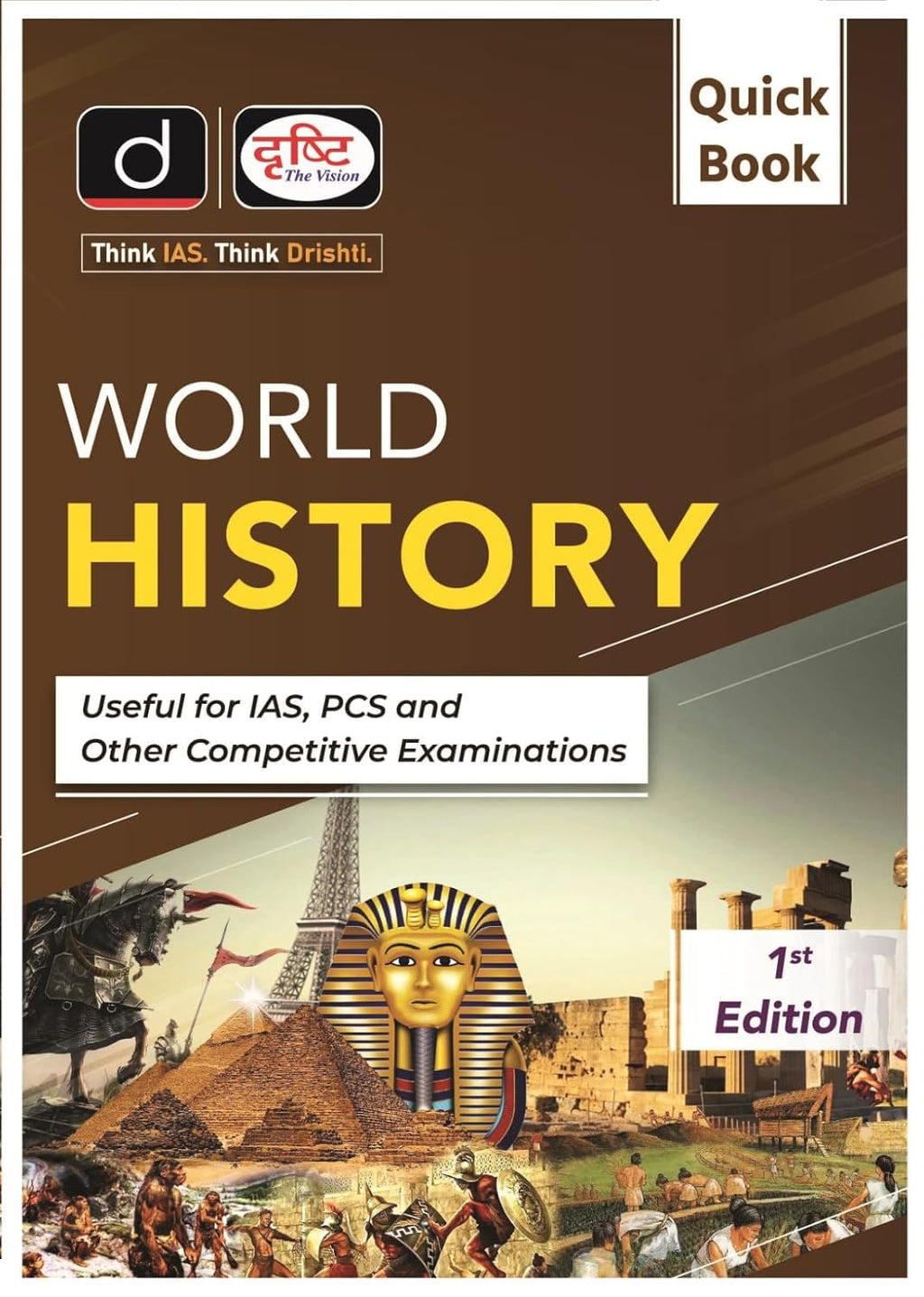 Drishti Quick Book 1st Edition World History Usefulful For IAS PCS And Other Competitive Examinations
