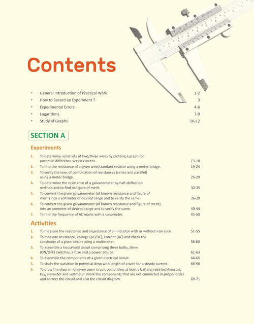 Arihant Laboratory Manual Physics Class 12 Complete Practical Book With Experiments Viva Voce Questions And Answer NCERT Compliant Lab Book