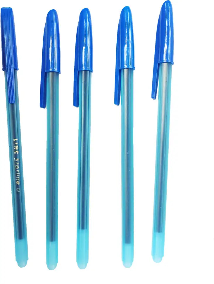 Linc Starline GL Blue Ball Pen Home Pens And Stationery College Supplies Pens Ball Pen Notebook