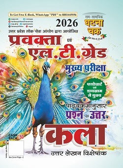 Ghatna PGT LT Grade Mains Exams 2026 UPPCS Kala Hindi Medium With Free Khatu Shyam Sticker