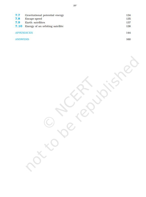 NCERT Physics Class 11 Part 1 Textbook For English Grade XI Code 11086