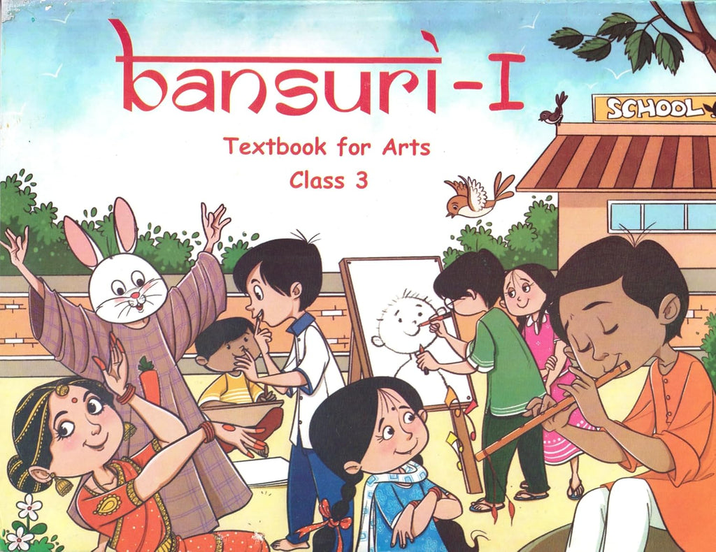 NCERT Class 3 Bansuri-1 Textbook for Arts Updated 2024-25 Edition English Medium With Free Khatu Shyam Sticker