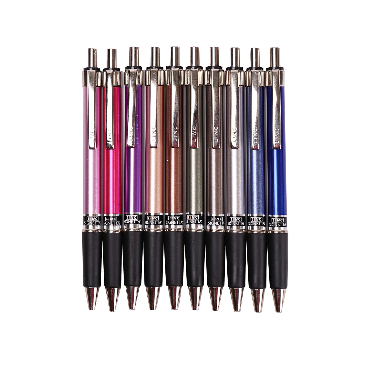 Linc Signetta Ball Pen Blue And Black Pack Of 20 Pans Black 10 Blue 10 Signetta Ball Pen