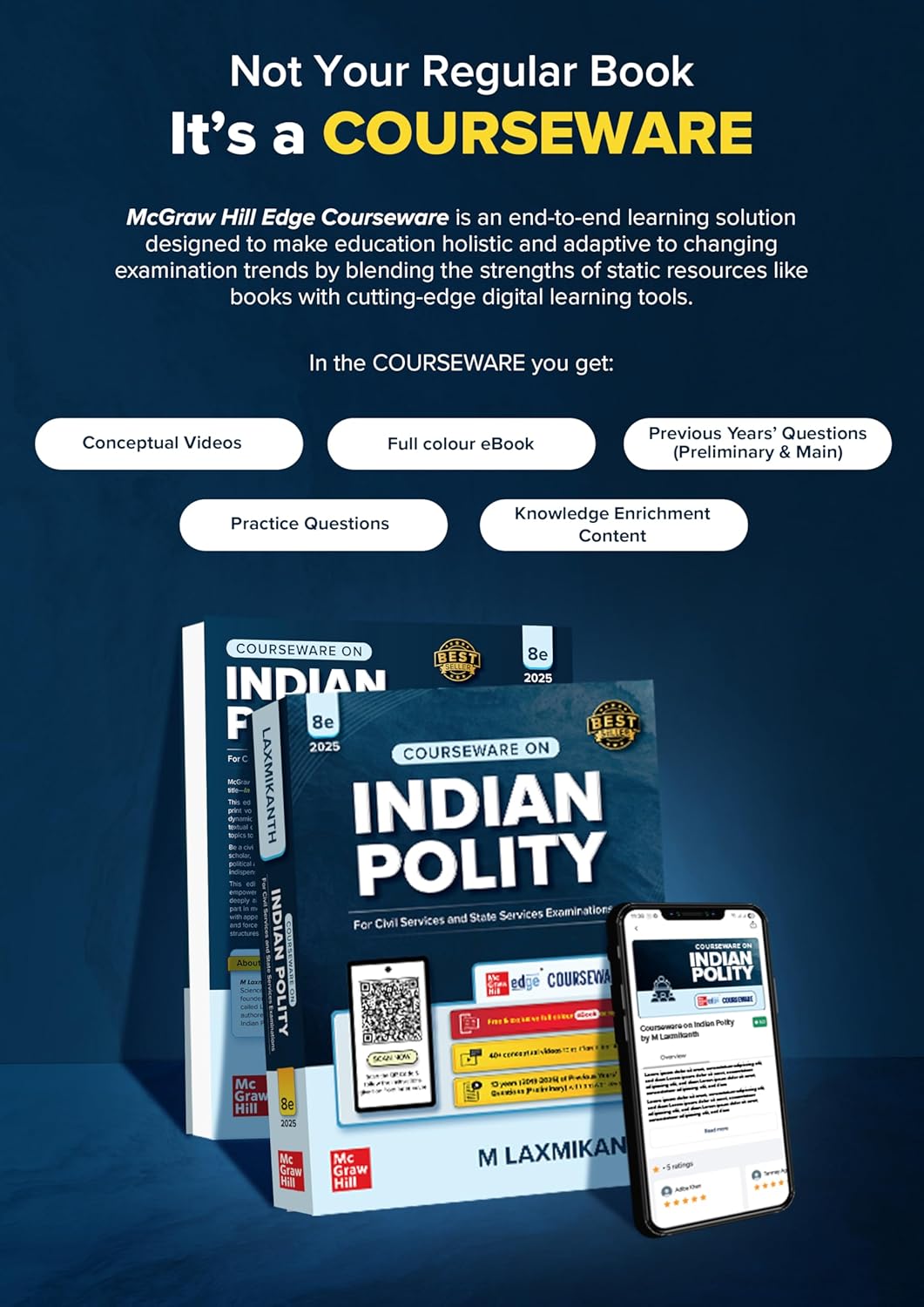 Indian Polity 8th Edition By M. Laxmikanth Mc Graw Hill English Medium