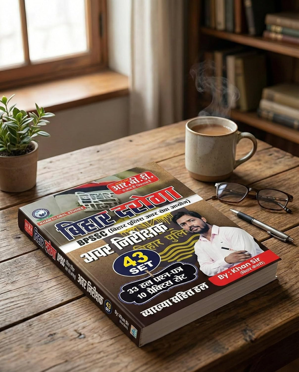 RBD Bihar Daroga BPSSC SI 43 Set Book 2026 33 Solved Papers + 10 Practice Sets Bihar Police Sub Inspector Exam Guide By Khan Sir Hindi Medium Rpsc Grade 1 And 2 Preparation Series