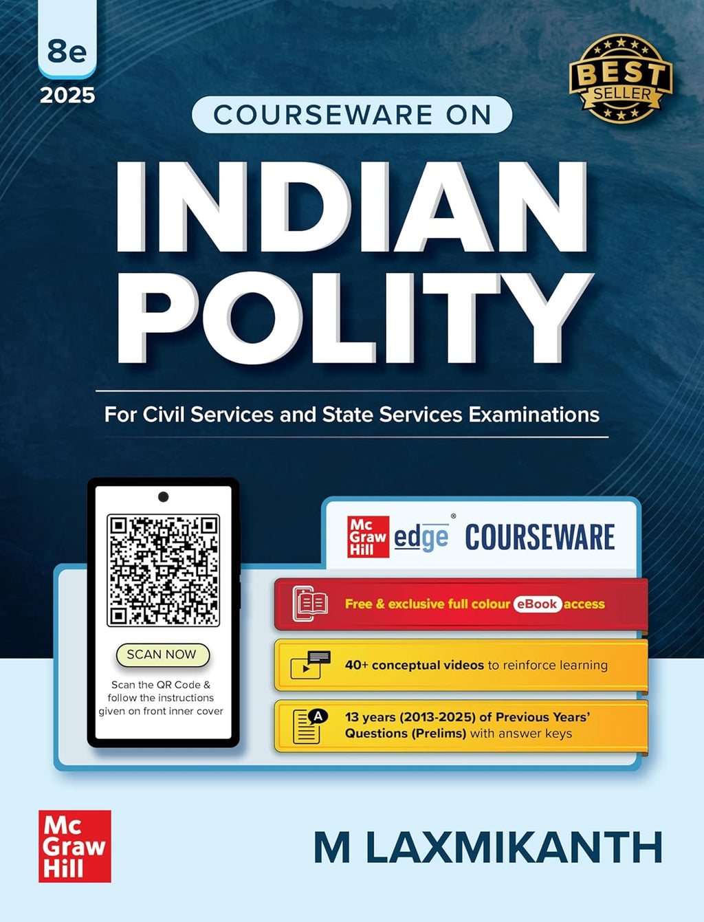 Indian Polity 8th Edition By M. Laxmikanth Mc Graw Hill English Medium