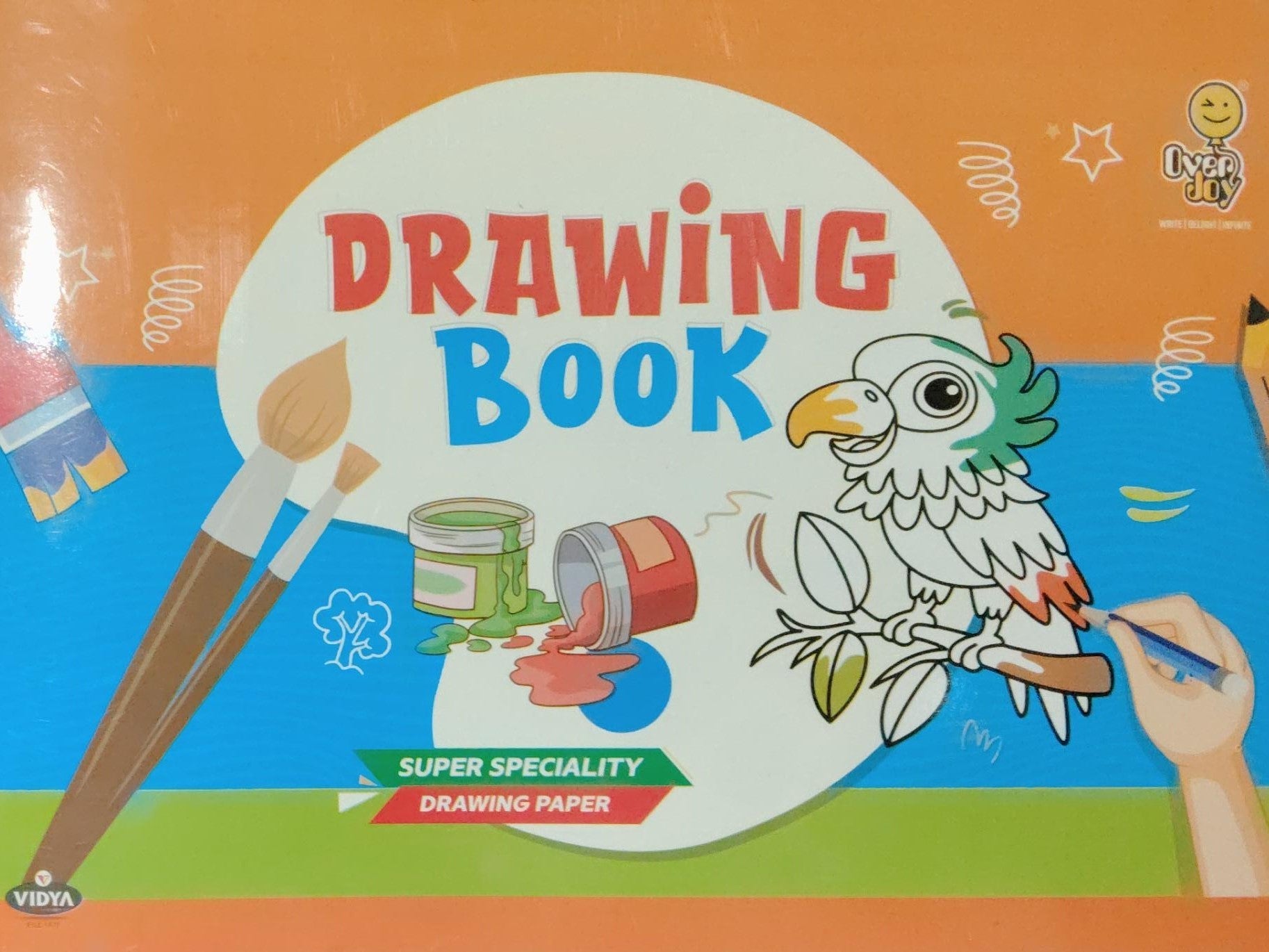 Vidya Drawing Book Super Speciality Drawing Paper 32 Pages Size 29.7*21 CM Include Index