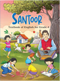 NCERT Santoor Class 4 Textbook Of English For Grade 4 Latest Edition Based On New Pattern With Free Khatu Shyam Sticker