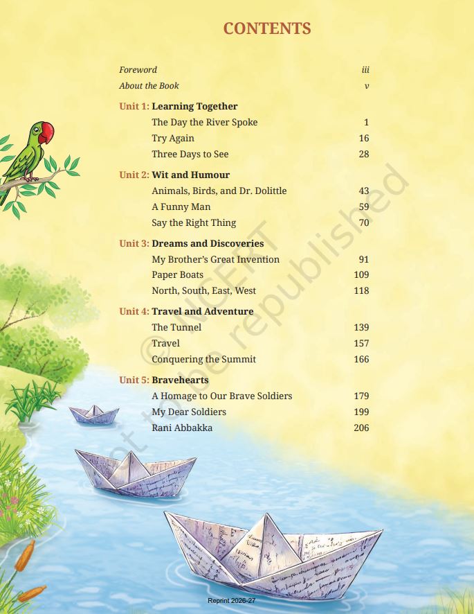 NCERT Poorvi Class 7 Textbook Of English 