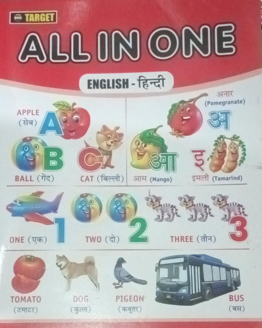 ALL IN ONE ENGLISH-HINDI Book  Sri Janta Book Sytal  Hindi Paperback