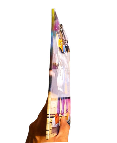 Angel Clip Board Barbie Themed with Metal Clip Standard Size 24X35 CM Writing Pad for Exam Board School College