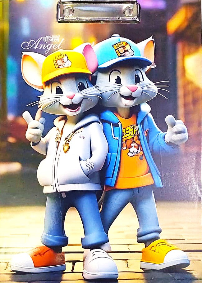 Angel Clip Board with Metal Clip Standard Size 24X35 CM Writing Pad for Exam Board School College