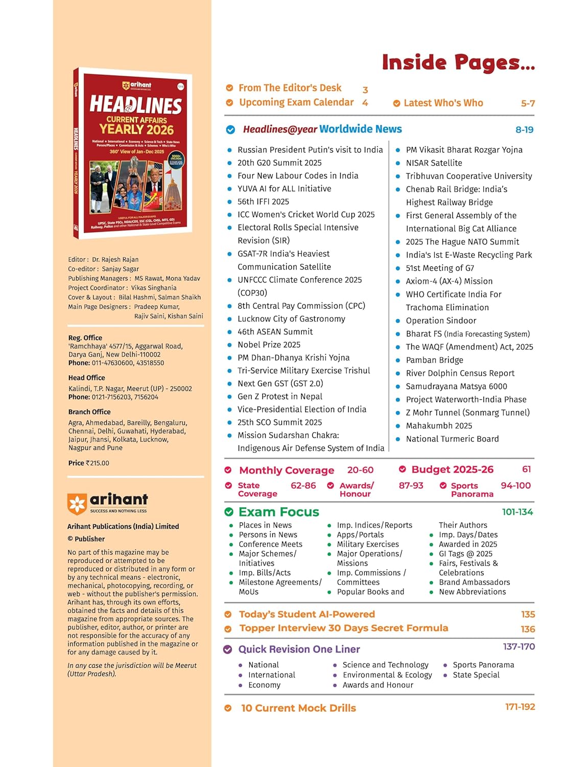 Arihant Headlines Current Affairs Yearly 2026 4