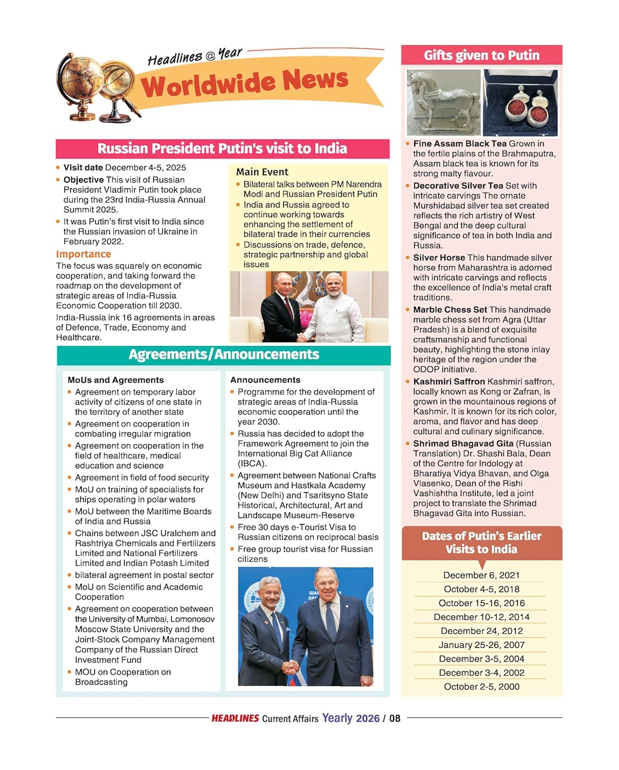 Arihant Headlines Current Affairs Yearly 2026 5